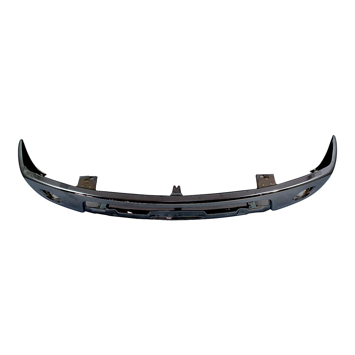 2005-2021 Nissan Frontier Bumper Face Bar Front Chrome With Fog Light Hole Steel_NI1002143-3