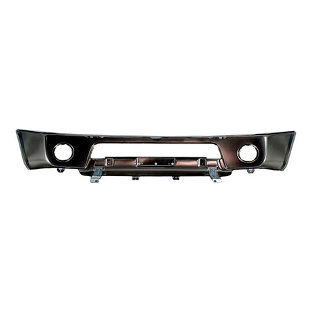 2005-2021 Nissan Frontier Bumper Face Bar Front Chrome With Fog Light Hole Steel_NI1002143-4