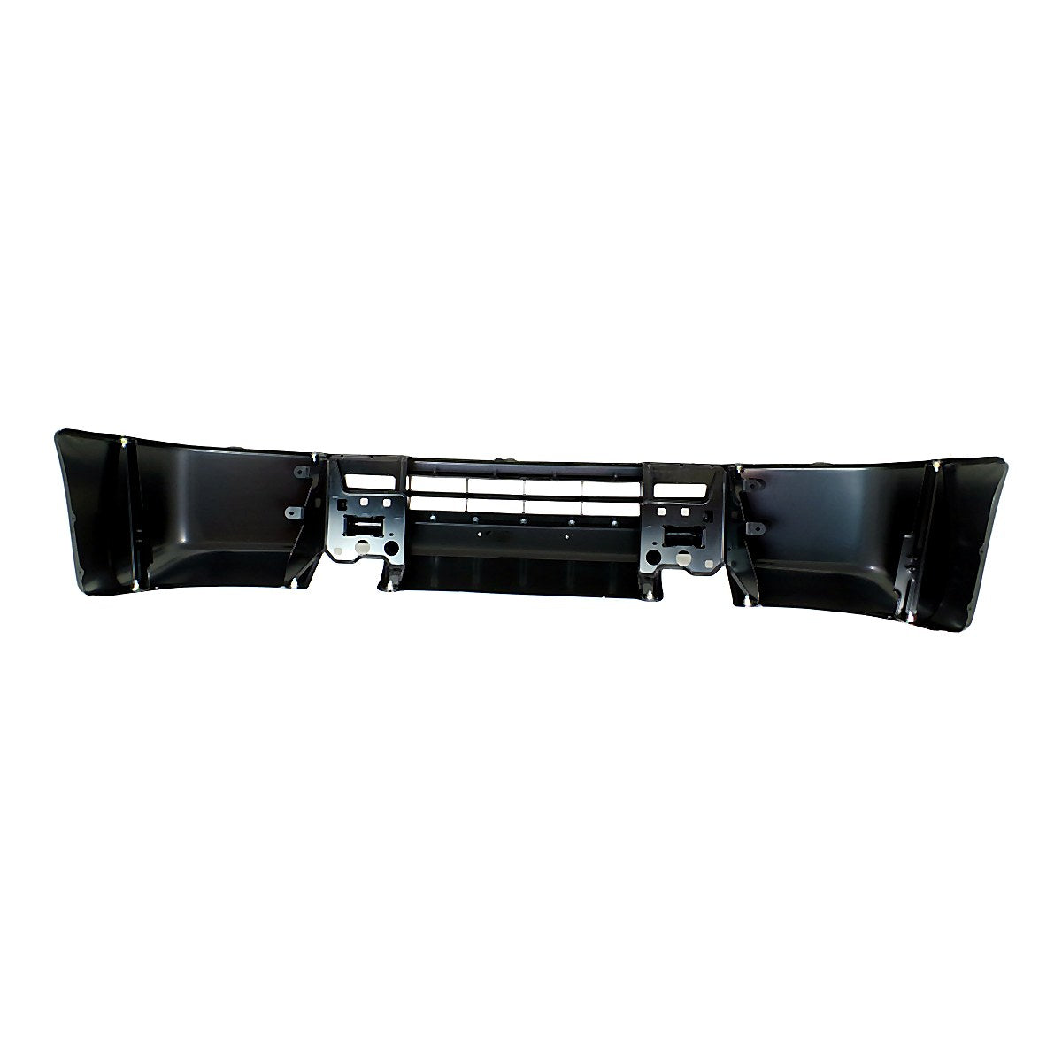 2012-2021 Nissan Nv1500 Bumper Face Bar Front Black Without Fog Lights Steel_NI1002144-4