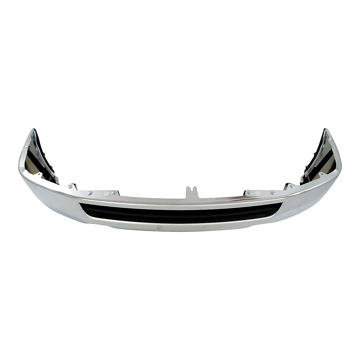 2012-2021 Nissan Nv1500 Bumper Face Bar Front Chrome Without Fog Lights Steel_NI1002145-3