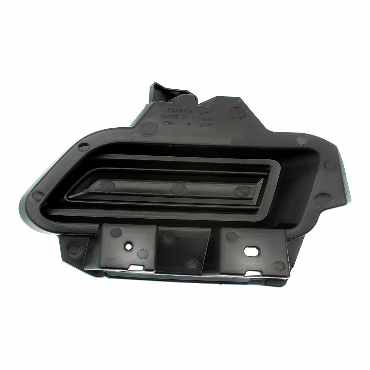 2017-2019 Nissan Versa_Hatchback Fog Light Cover Front Driver Side Textured – Back View (NI1038150)