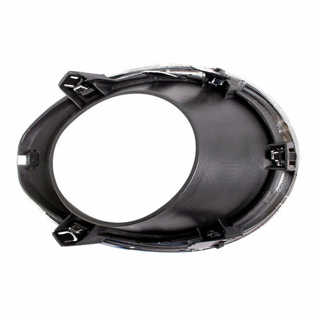 2017-2019 Nissan Qashqai Fog Light Bezel Front Driver Side Textured Black With Chrome Finish – NI1038156-2