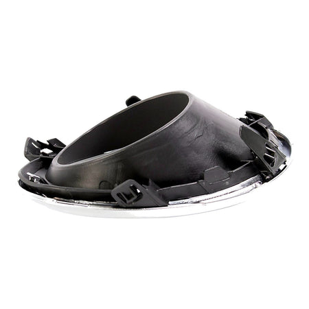 2017-2019 Nissan Qashqai Fog Light Bezel Front Driver Side Textured Black With Chrome Finish – NI1038156-3