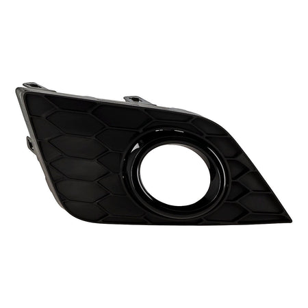 2018-2019 Nissan Sentra Fog Light Bezel Front Driver Side Ptd Gloss Black – Front View (NI1038188)