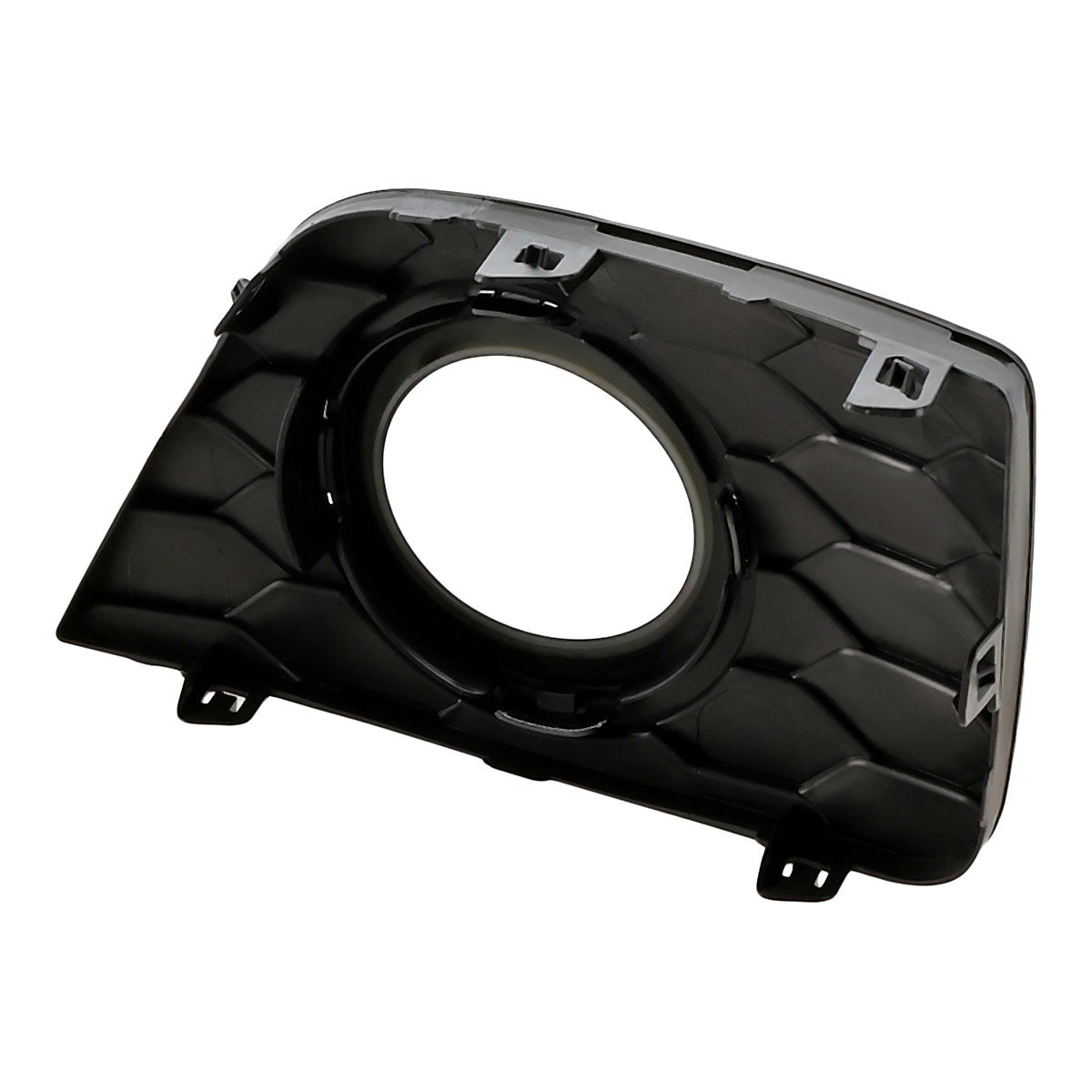 2018-2019 Nissan Sentra Fog Light Bezel Front Driver Side Ptd Gloss Black – Back View (NI1038188)