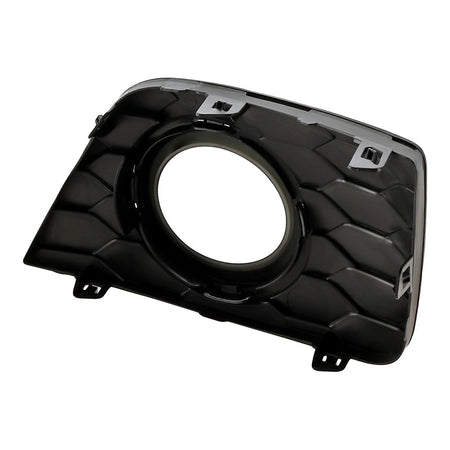 2018-2019 Nissan Sentra Fog Light Bezel Front Driver Side Ptd Gloss Black – Back View (NI1038188)