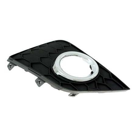 2016-2019 Nissan Sentra Fog Light Bezel Front Passenger Side Matt Black/Chrome – Side View (NI1039143)