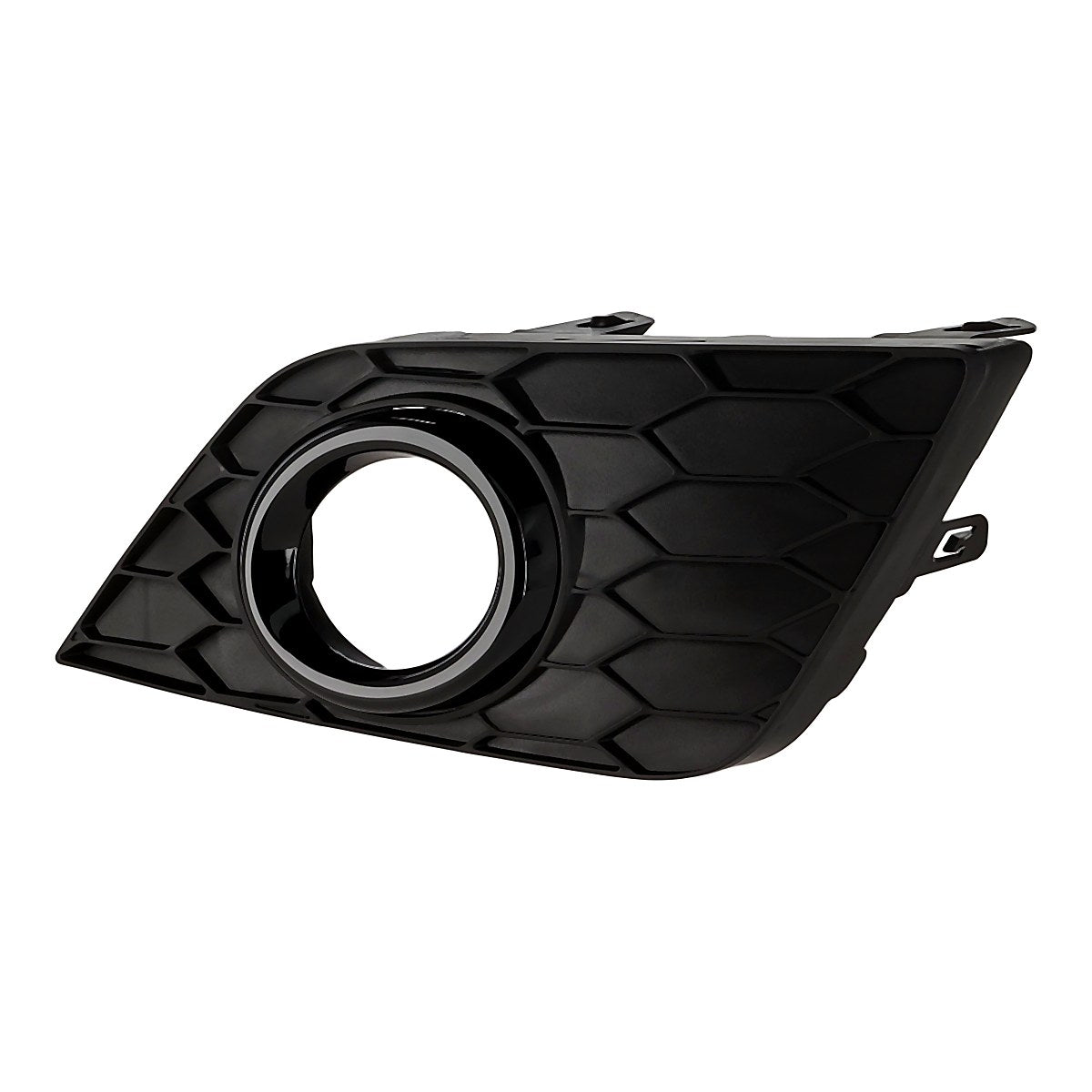 2018-2019 Nissan Sentra Fog Light Bezel Front Passenger Side Ptd Gloss Black – Side View (NI1039188)