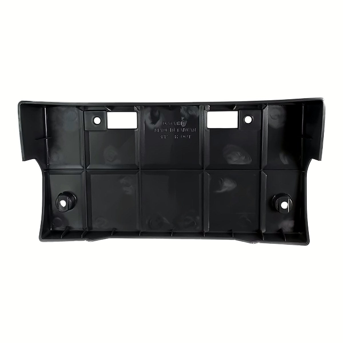 2009-2021 Nissan Frontier License Plate Bracket Front Without Mounting Hardware For Plastic Bumper – Back View (NI1068137)