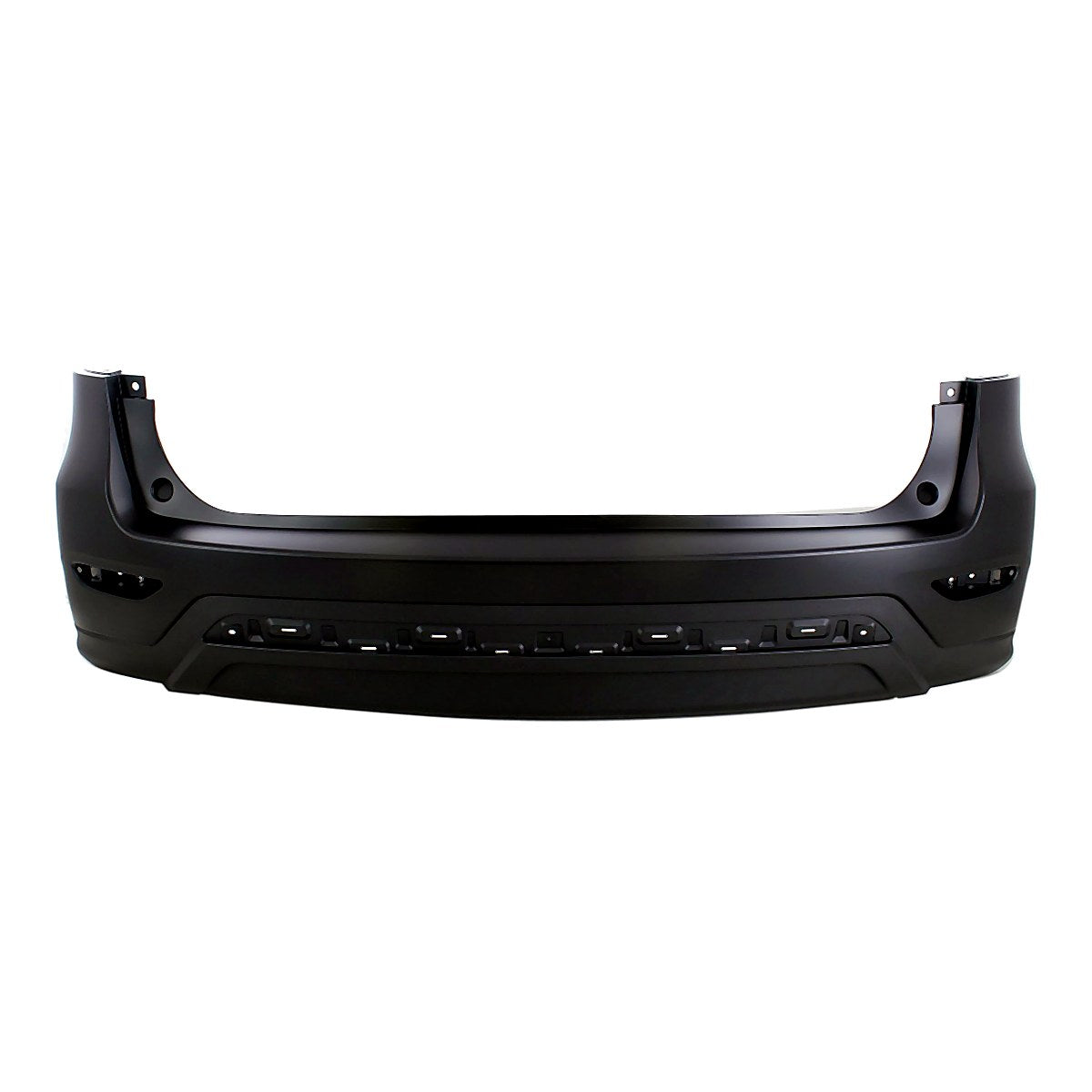 2013-2016 Nissan Pathfinder Bumper Rear Partial Primed Black Without Sensor Hole_NI1100289