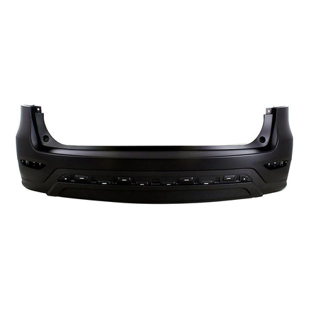 2013-2016 Nissan Pathfinder Bumper Rear Partial Primed Black Without Sensor Hole_NI1100289