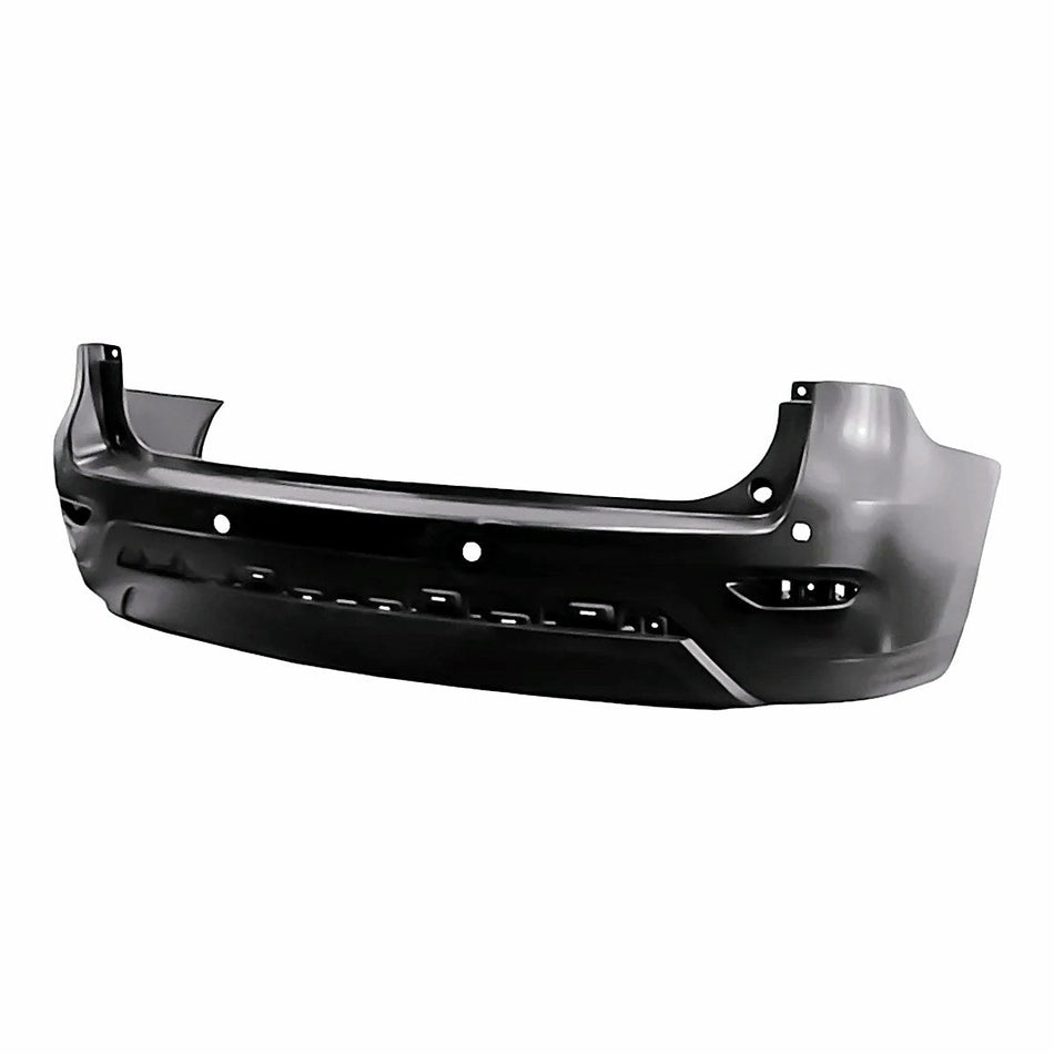2013-2016 Nissan Pathfinder Bumper Rear Partial Primed Black With Sensor Hole Without Hitch Hole – NI1100290