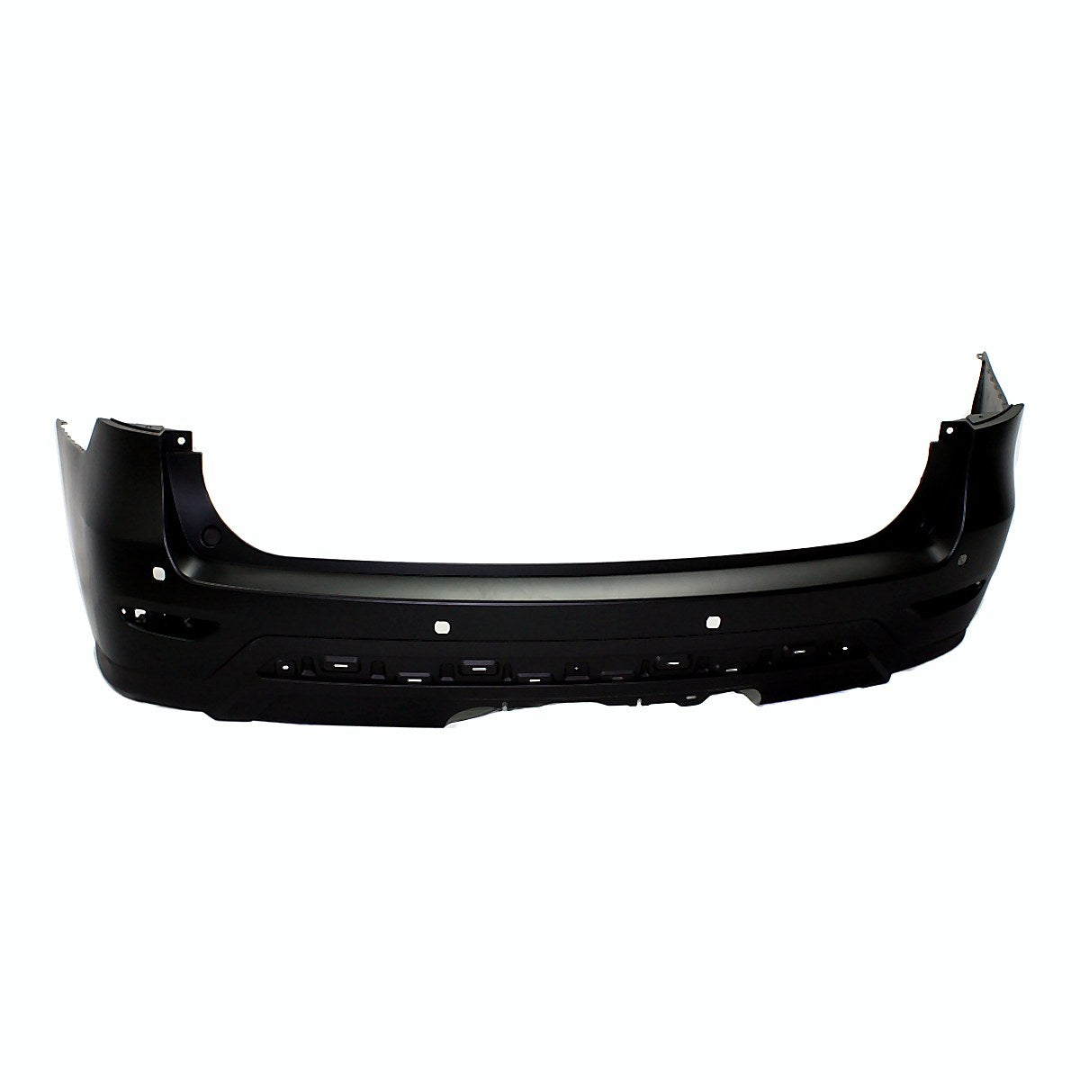 2013-2016 Nissan Pathfinder Bumper Rear Partial Primed Black With Sensor Hole With Hitch Hole_NI1100293