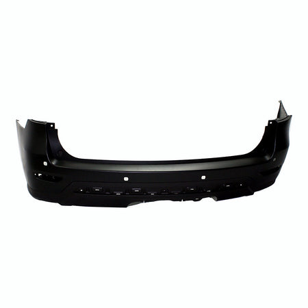 2013-2016 Nissan Pathfinder Bumper Rear Partial Primed Black With Sensor Hole With Hitch Hole_NI1100293