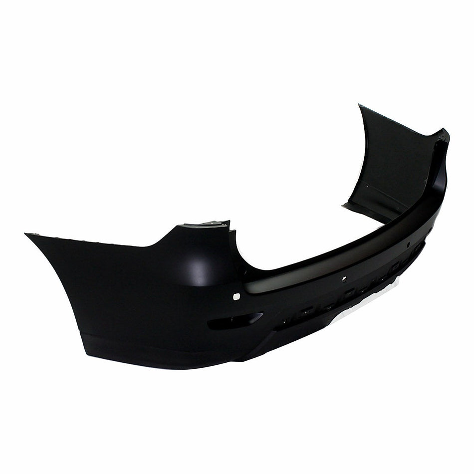 2013-2016 Nissan Pathfinder Bumper Rear Partial Primed Black With Sensor Hole With Hitch Hole_NI1100293-2