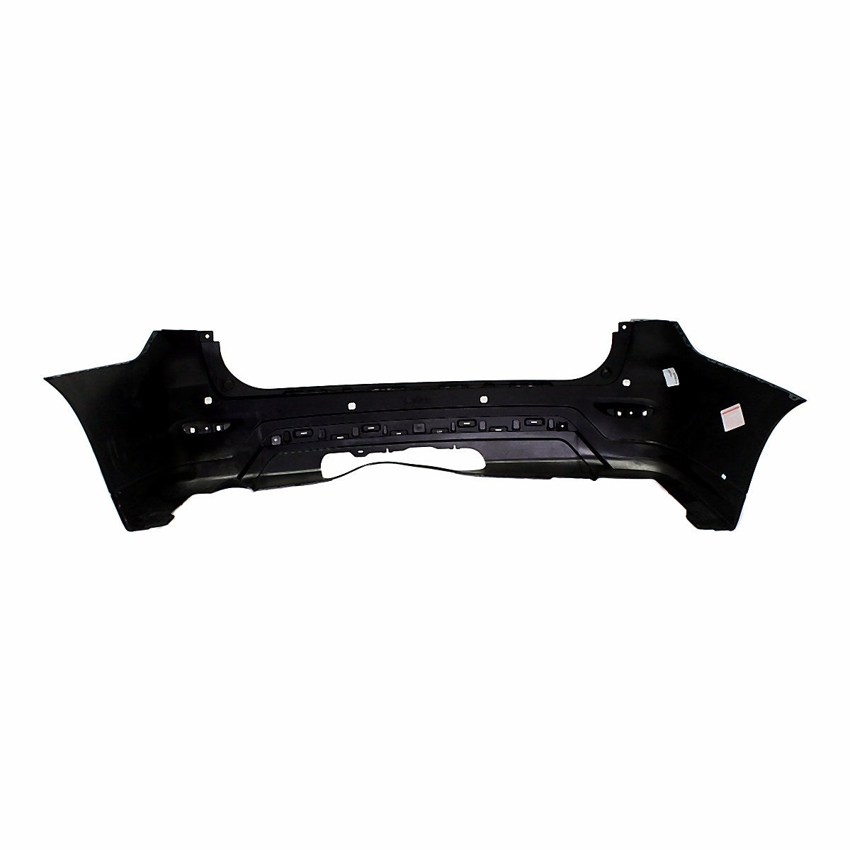 2013-2016 Nissan Pathfinder Bumper Rear Partial Primed Black With Sensor Hole With Hitch Hole_NI1100293-4