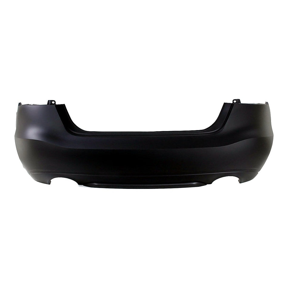2016-2018 Nissan Maxima Bumper Rear Primed Without Sensor Hole With Textured Lower Center Body Line Band_NI1100307