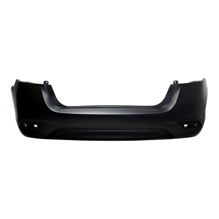 2016-2019 Nissan Sentra Bumper Rear Primed Exc Sr With Textured Lower (No Exhaust Cut)_NI1100312