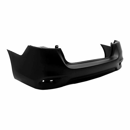 2016-2019 Nissan Sentra Bumper Rear Primed Sr With Textured Lower (Driver Side Exhaust Cut) – NI1100313-3
