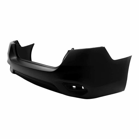 2016-2019 Nissan Sentra Bumper Rear Primed Sr With Textured Lower (Driver Side Exhaust Cut) – NI1100313-4