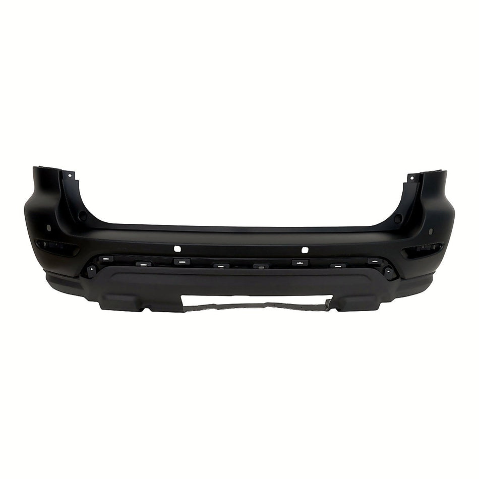 2017-2020 Nissan Pathfinder Bumper Rear Primed With Textured Lower With Sensor/Trailer Hitch_NI1100316