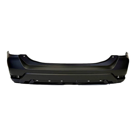 2017-2020 Nissan Rogue Bumper Rear Primed With Textured Lower Without Sensor_NI1100319