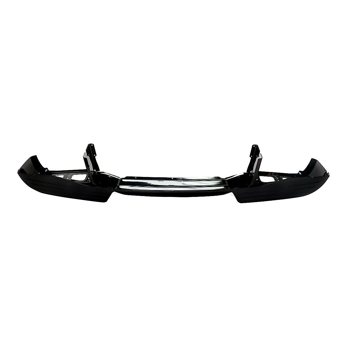 2012-2021 Nissan Nv1500 Bumper Step Face Bar Rear Black Without Sensor Steel With Pad_NI1102166-4