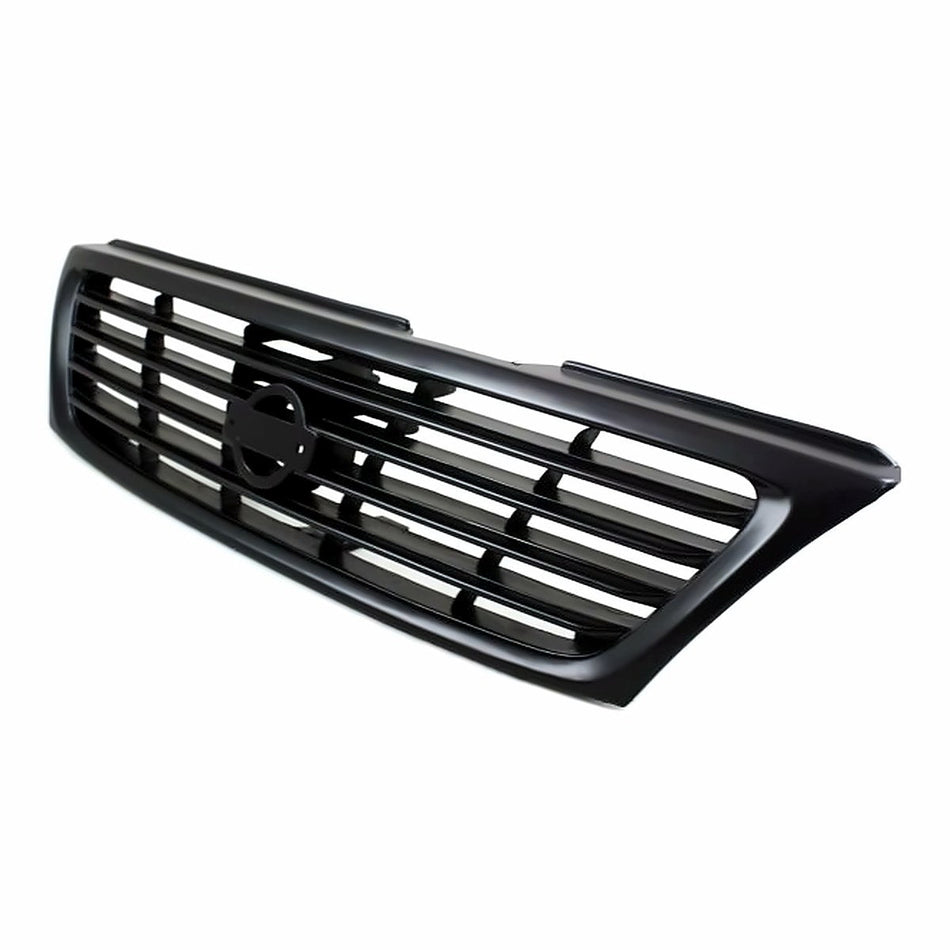 1995-1997 Nissan Sentra Grille Chrome - side angle, Part NI1200163