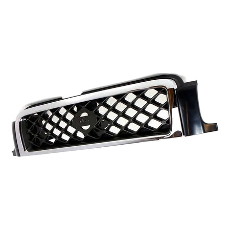1999-2001 Nissan Pathfinder Grille Se Model Chrome/Silver/Charcoal With Chrome Moulding – Side View (NI1200188)