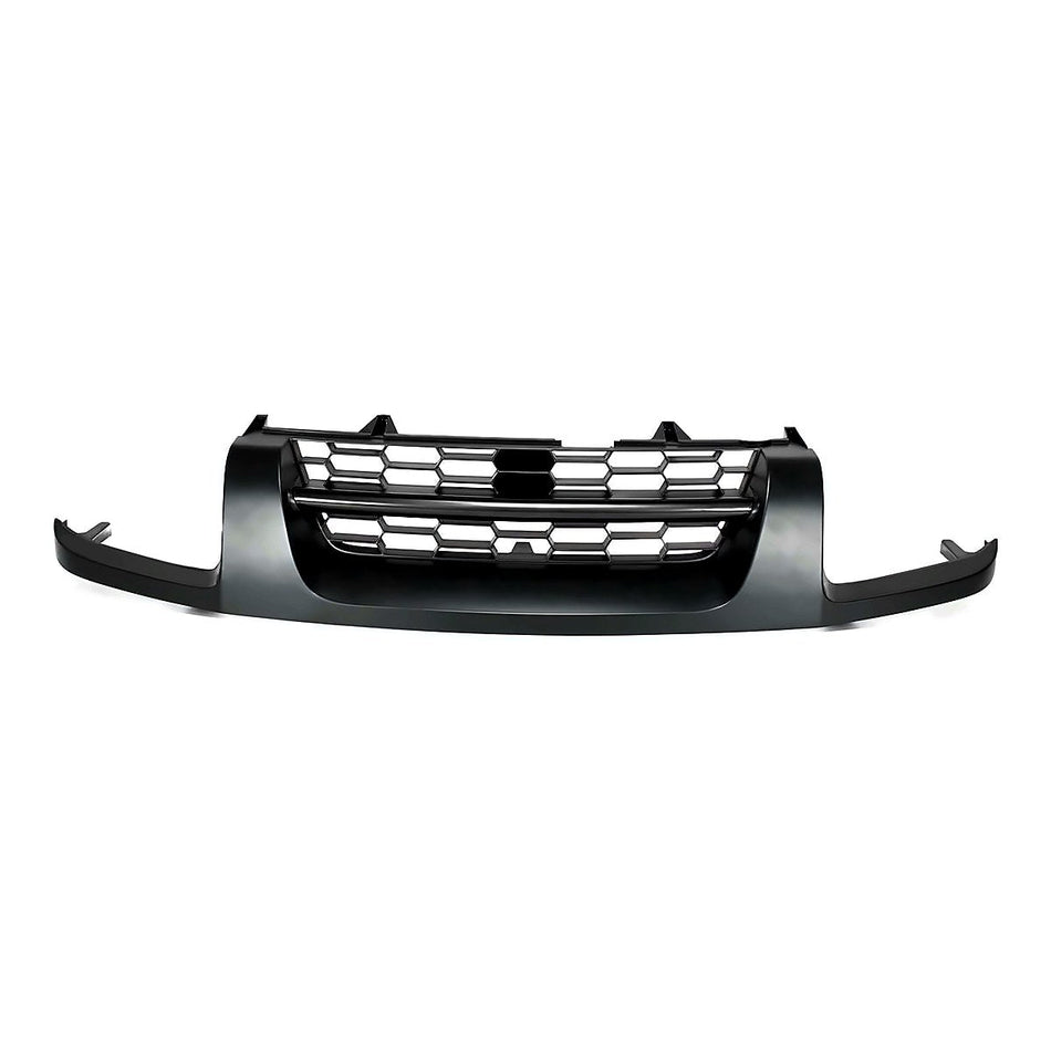 2002-2004 Nissan Xterra Grille Se Model With Gray Moulding Matte-Black – Front View (NI1200198)