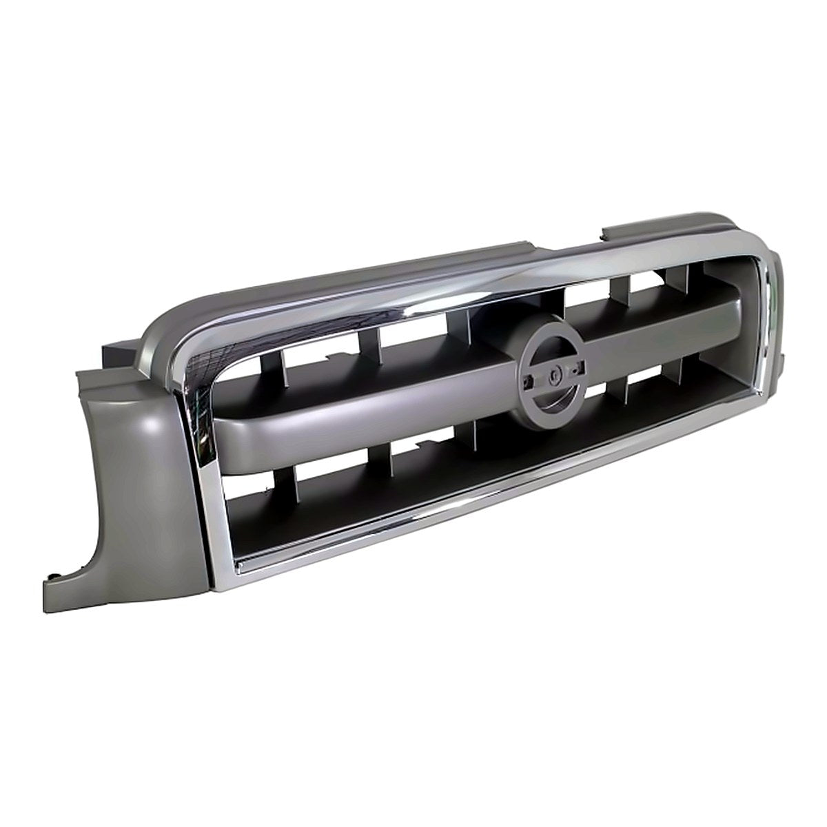 2003-2004 Nissan Pathfinder Grille Without Moulding Gray – Side View (NI1200204)