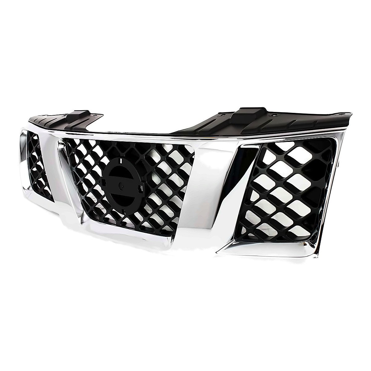 2005-2008 Nissan Frontier Grille Chrome/Black – Side View (NI1200217)