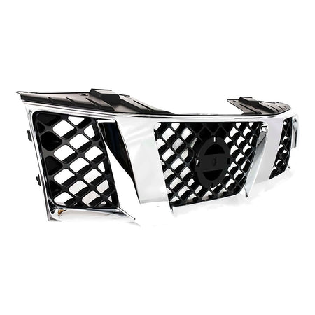 2005-2008 Nissan Frontier Grille Chrome/Black – Side View (NI1200217)