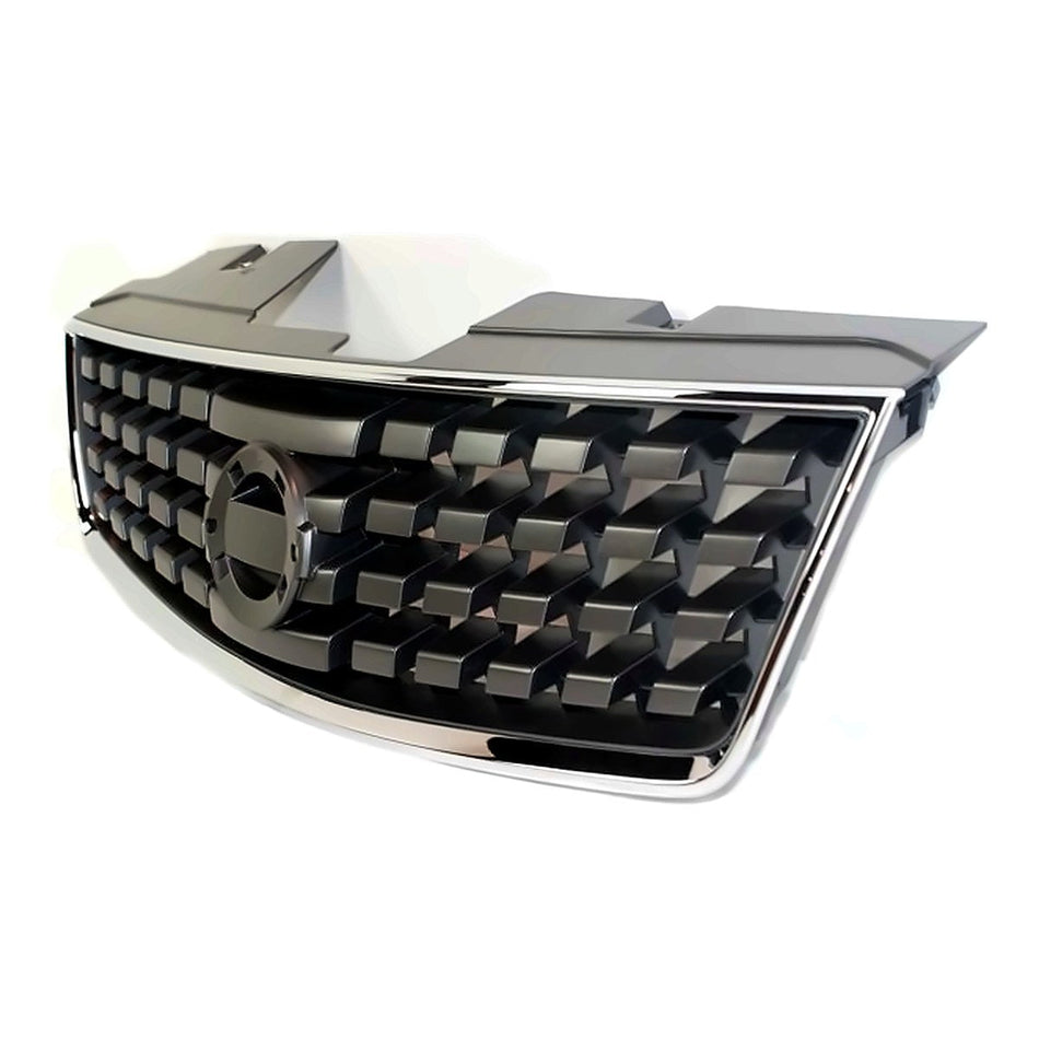 2007-2009 Nissan Sentra Grille Chrome/Black – Side View (NI1200222)