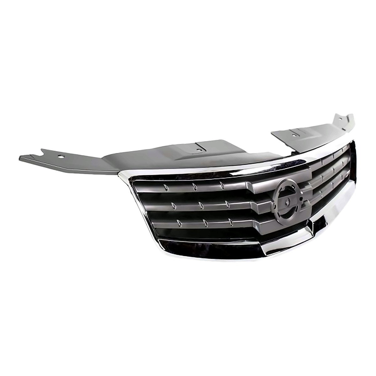 2007-2008 Nissan Maxima Grille Black With Chrome Frontame – Side View (NI1200227)