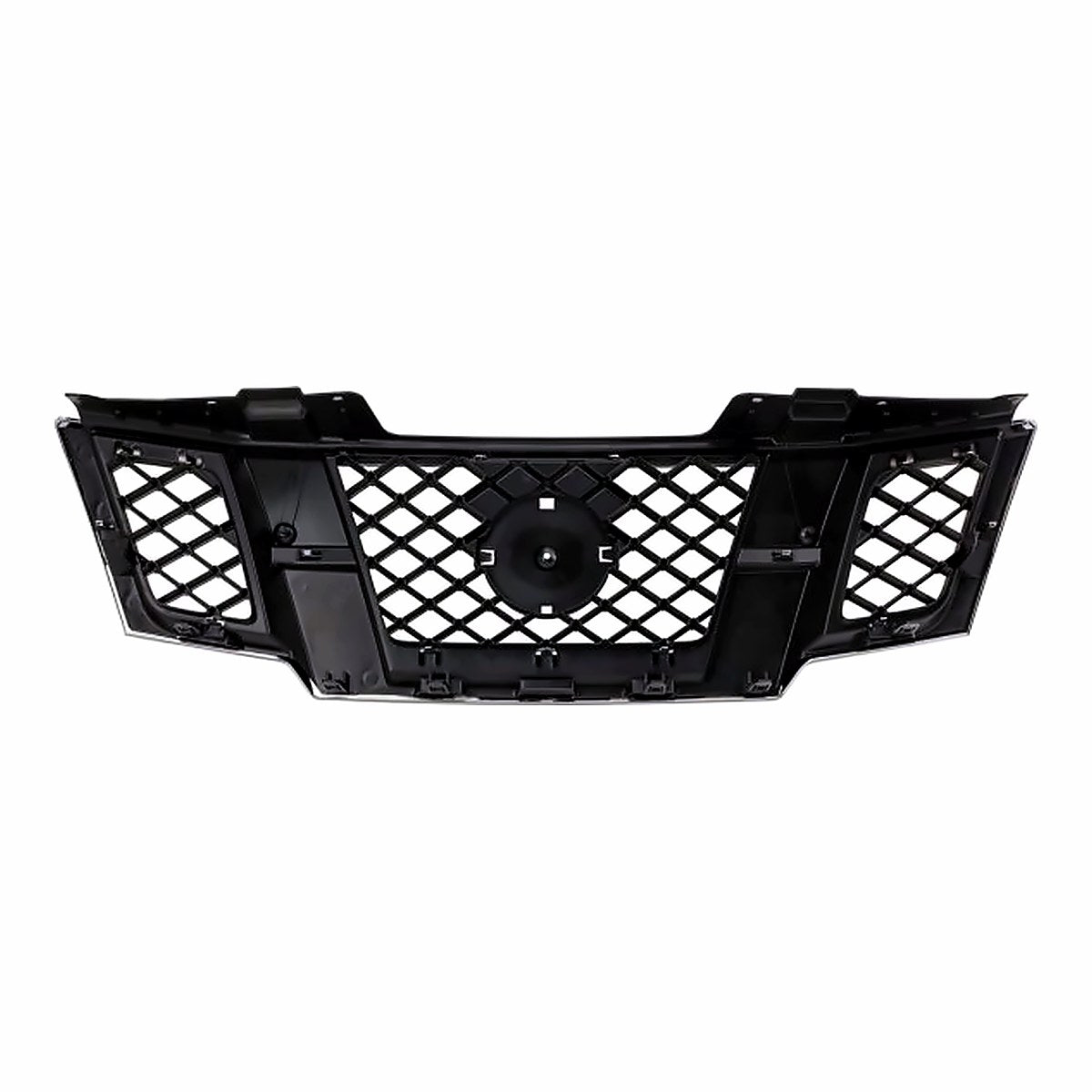 2009-2021 Nissan Frontier Grille Black- Chrome – Back View (NI1200233)