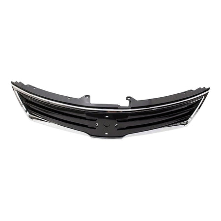 2010-2012 Nissan Versa Grille Gray With Chrome Moulding Exclude 2012 Sdn – Front View (NI1200242)