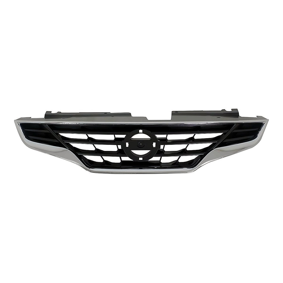2010-2013 Nissan Altima_Coupe Grille Chrome/Black – Front View (NI1200245)