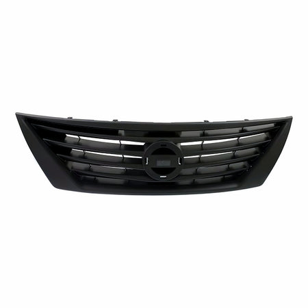 2012-2014 Nissan Versa_Sedan Grille Gray With Gray Mldg – Front View (NI1200246)