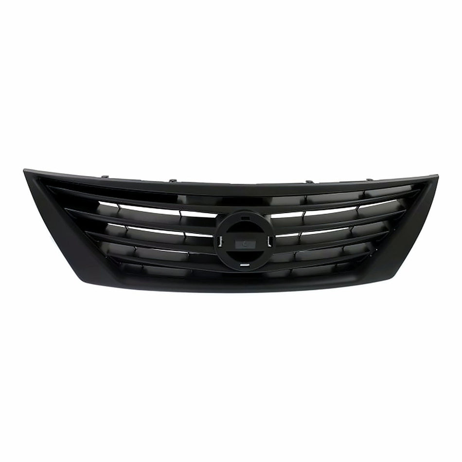 2012-2014 Nissan Versa_Sedan Grille Gray With Gray Mldg – Front View (NI1200246)