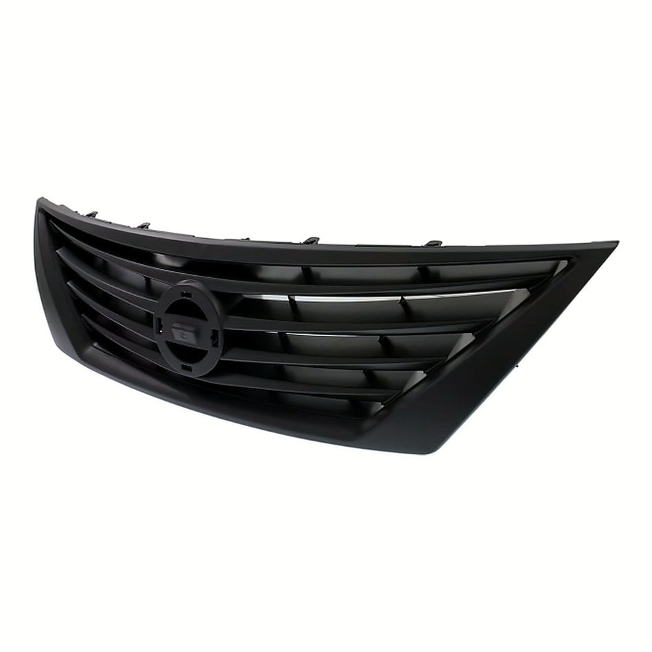 2012-2014 Nissan Versa_Sedan Grille Gray With Gray Mldg – Side View (NI1200246)
