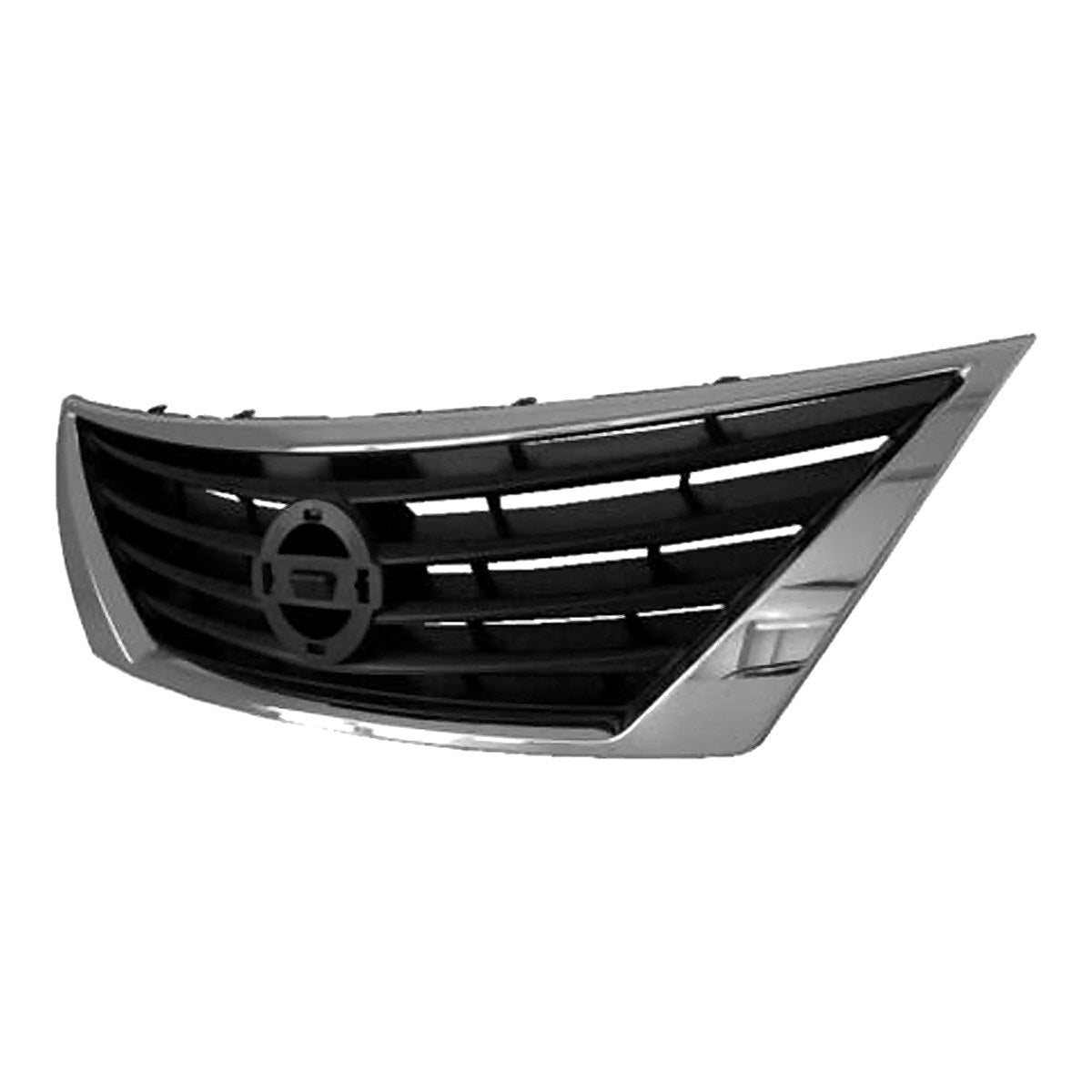 2012-2014 Nissan Versa_Sedan Grille Black With Chrome Moulding – NI1200247