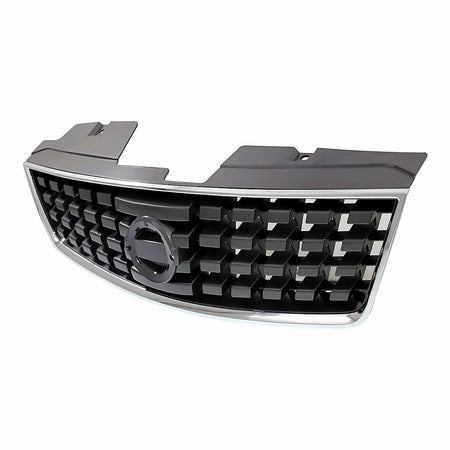 2008-2009 Nissan Sentra Grille Painted Dark Silver/Black With Chrome Frontame 2.0L – Side View (NI1200248)