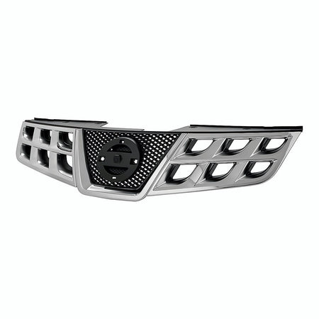 2011-2013 Nissan Rogue Grille Chrome/Black Without Camera Exclude Krom Pkg – Side View (NI1200249)