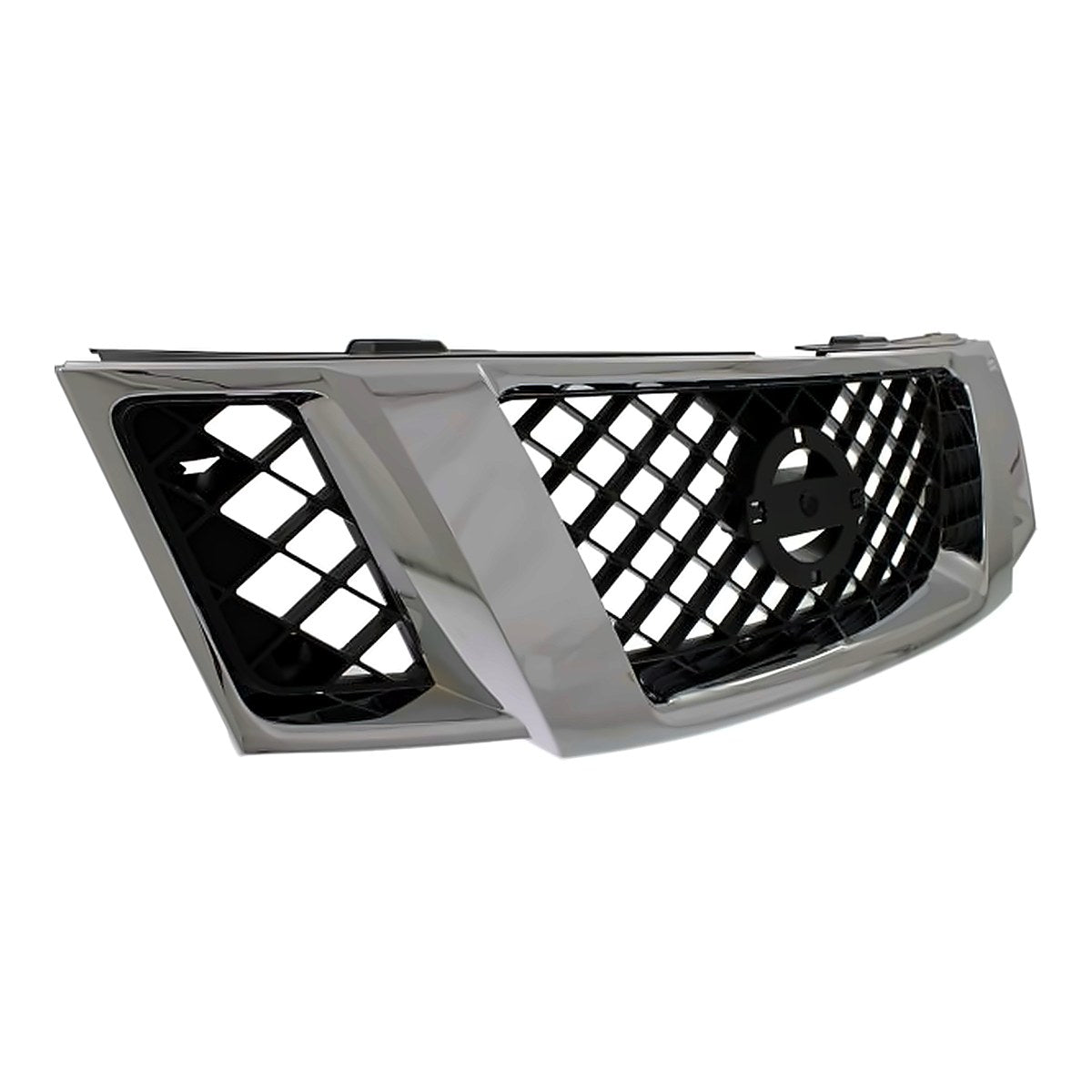 2008-2012 Nissan Pathfinder Grille Assy Matte-Black With Chrome Mldg – Side View (NI1200251)