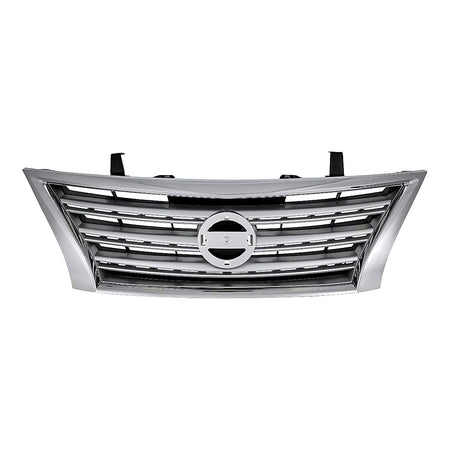 2013-2015 Nissan Sentra Grille Chrome/Silver – NI1200252