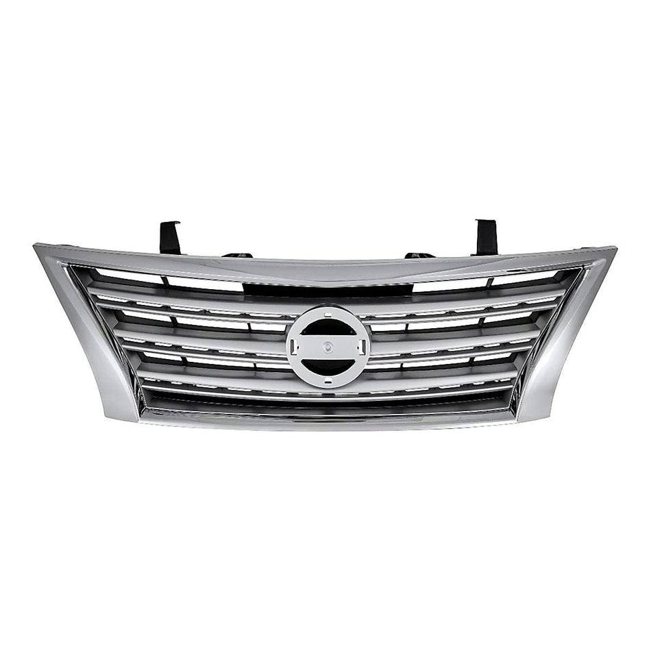 2013-2015 Nissan Sentra Grille Chrome/Silver – NI1200252