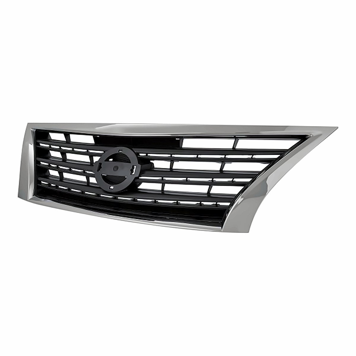 2013-2015 Nissan Sentra Grille Painted Dark Silver/Black With Chrome Mldg Sr – Side View (NI1200253)