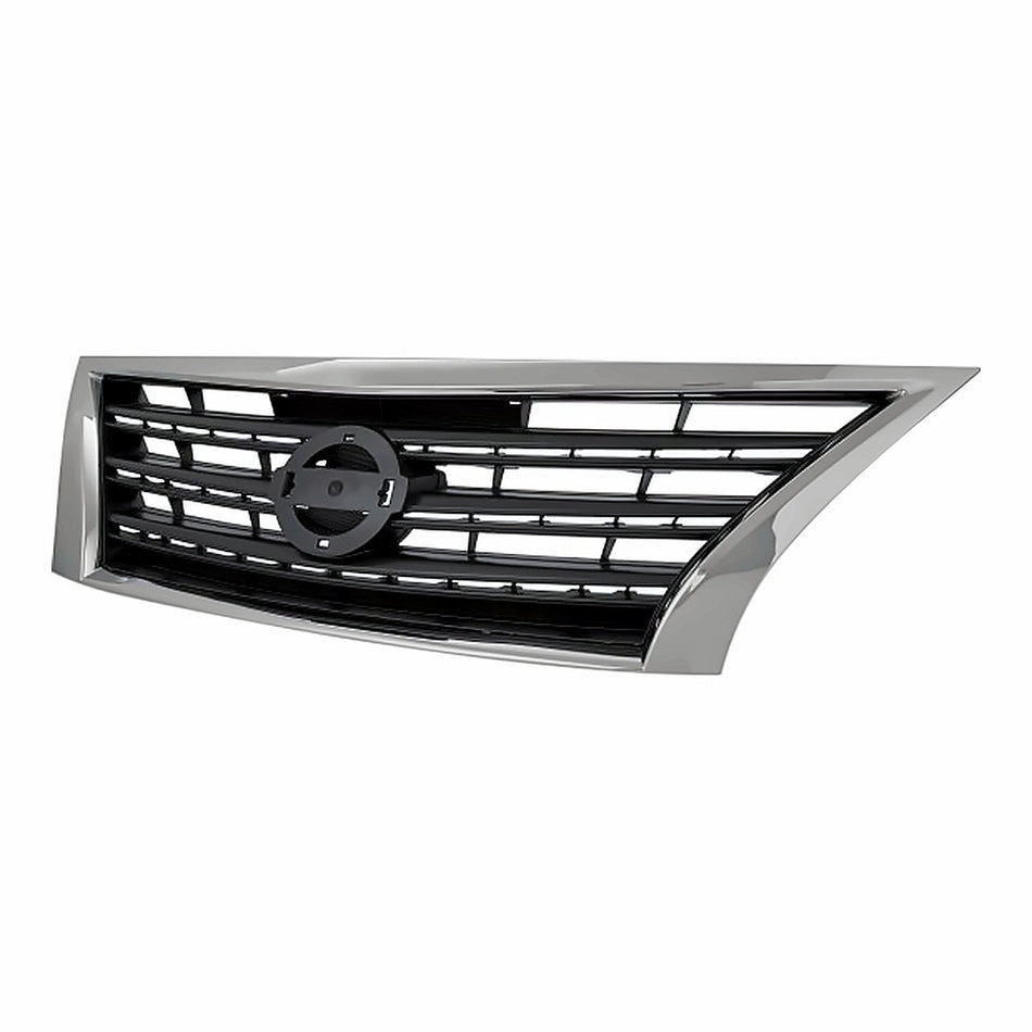 2013-2015 Nissan Sentra Grille Painted Dark Silver/Black With Chrome Mldg Sr – Side View (NI1200253)