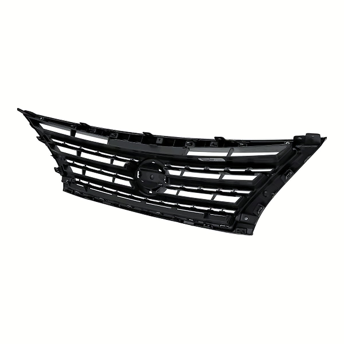 2013-2015 Nissan Sentra Grille Painted Dark Silver/Black With Chrome Mldg Sr – Back View (NI1200253)